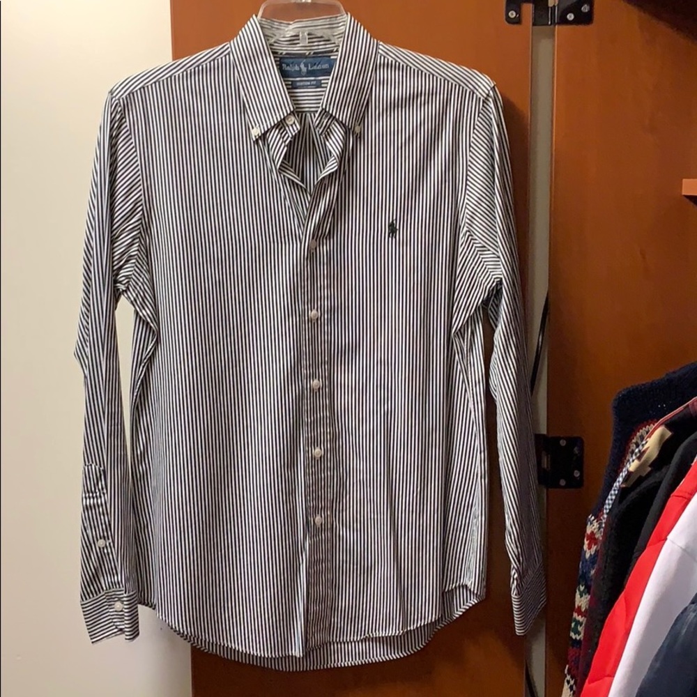 Polo long sleeve button up